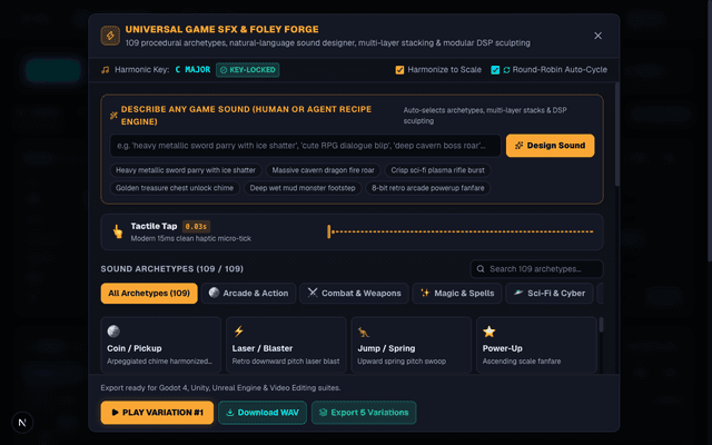 SFX Forge Synthesizer
